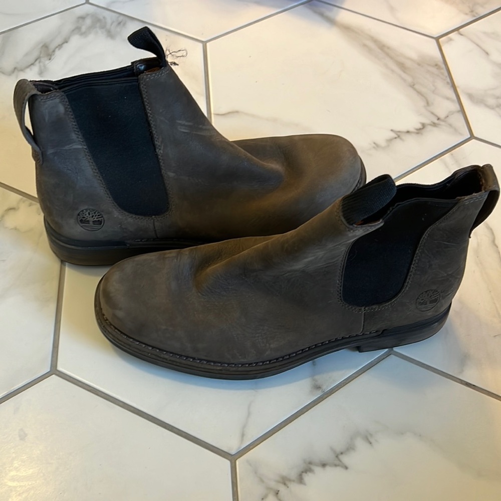 Timberland Mens Waterproof Boots EUC Please read description!!!!